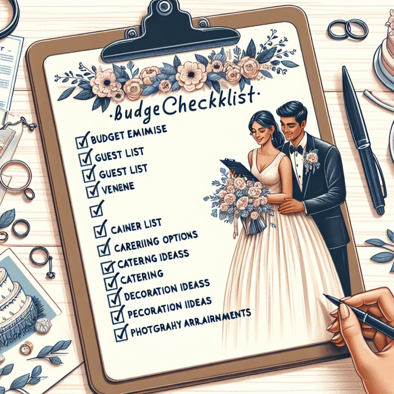 budget venue checklist for weddings