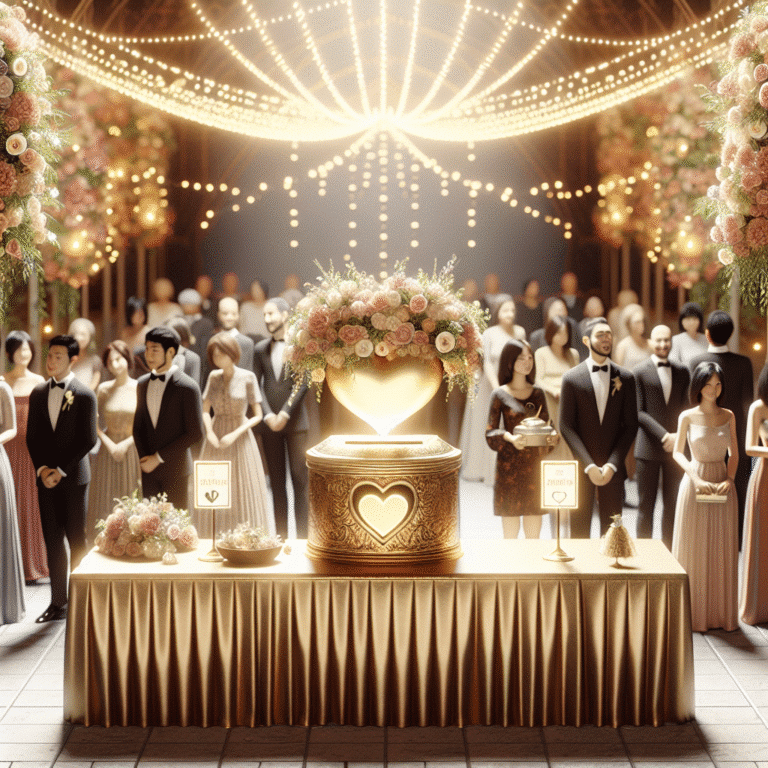 setting up a wedding donation registry