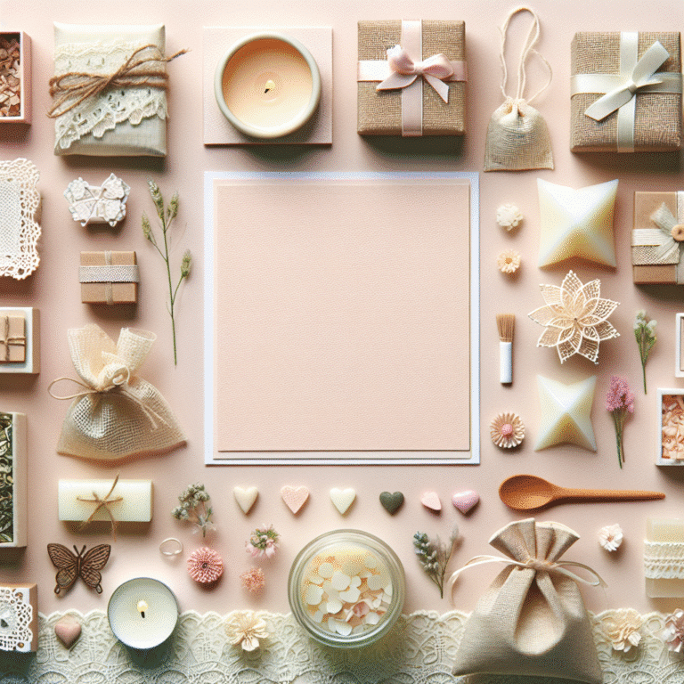 handmade wedding favor ideas