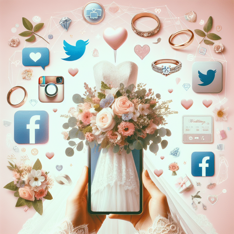 smart ways to use social media for wedding planning