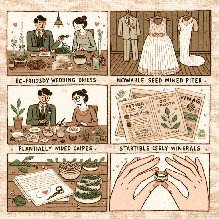 step-by-step guide for planning a sustainable wedding