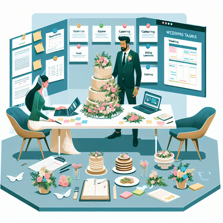 how to manage wedding tasks for busy couples