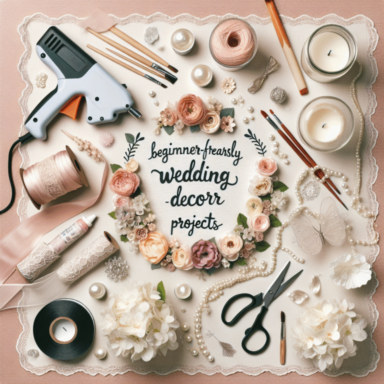 easy wedding decor projects for beginners