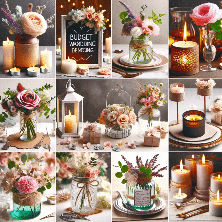 diy centerpieces for budget weddings