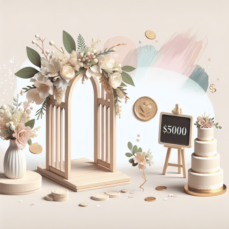 small wedding planning guide under $5000