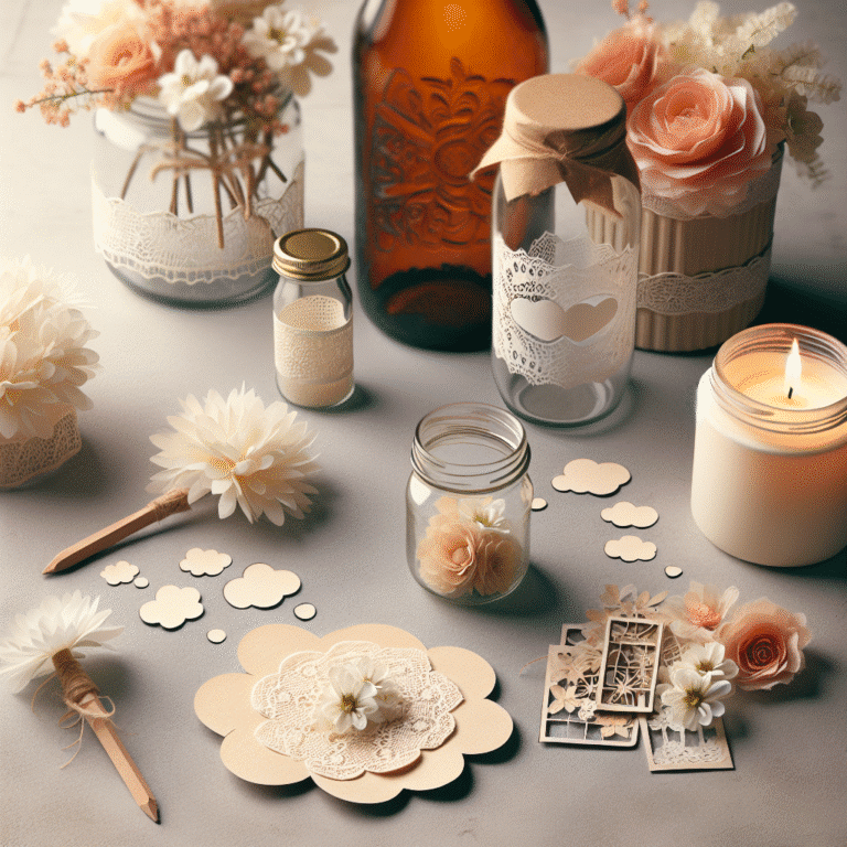 Easy DIY Wedding Decorations to Create on a Budget